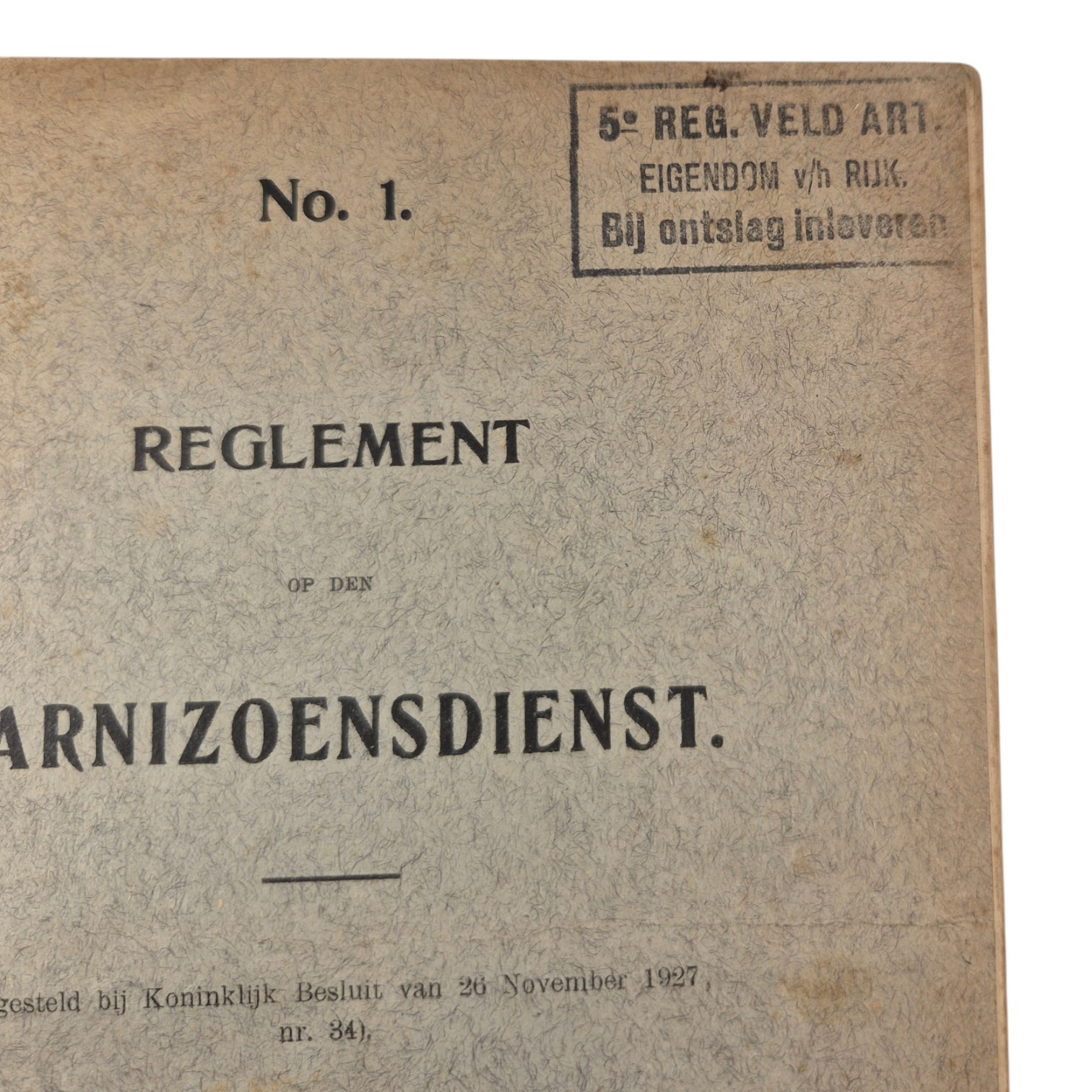 Garnizoensdienst-No.1-1928-5RVA