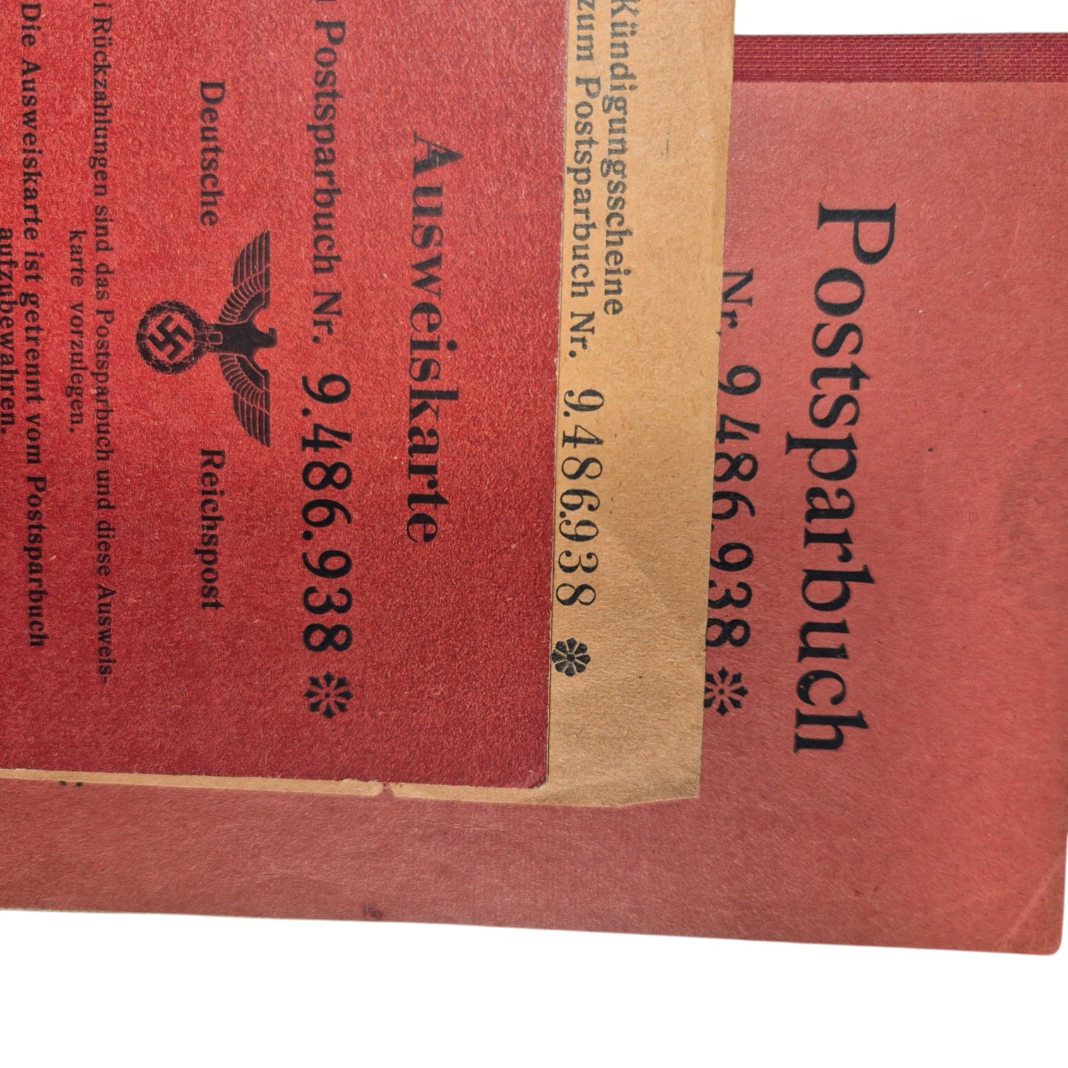 German-Deutsche-Reichspost-Postsparbuch-set