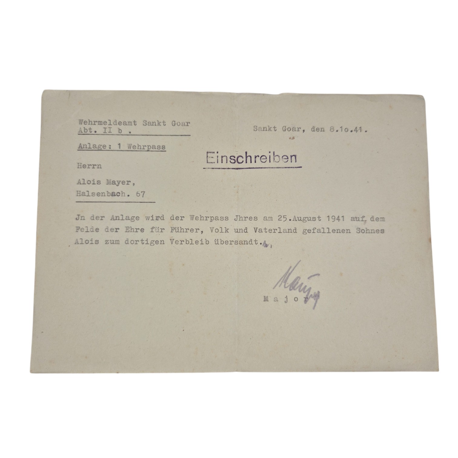 KIAwehrpassHolland/Russia