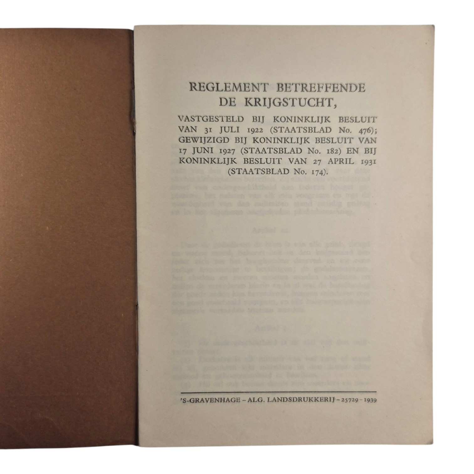 Krijgstucht-boekje-1939