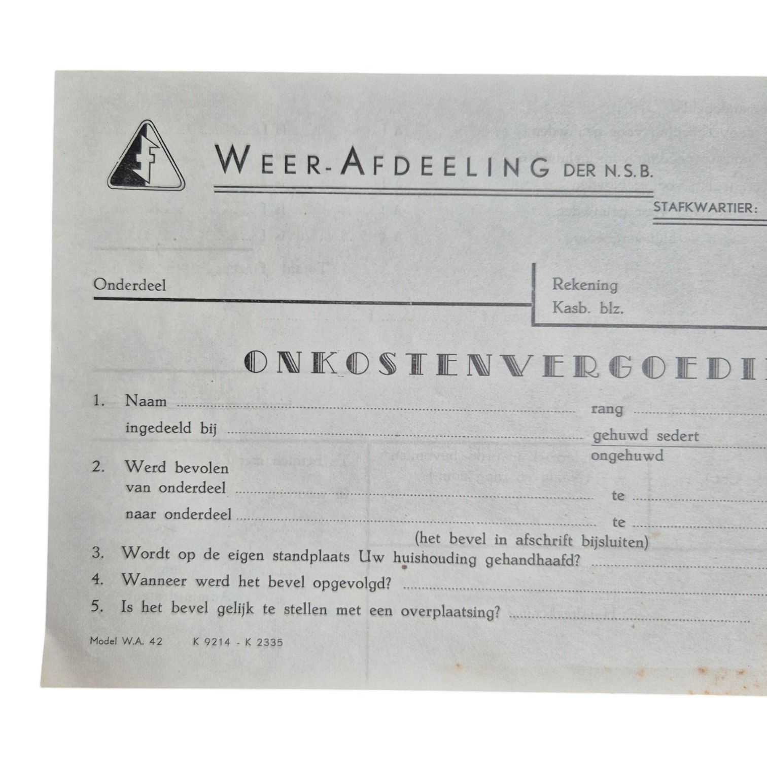 NSB-onkostenvergoeding