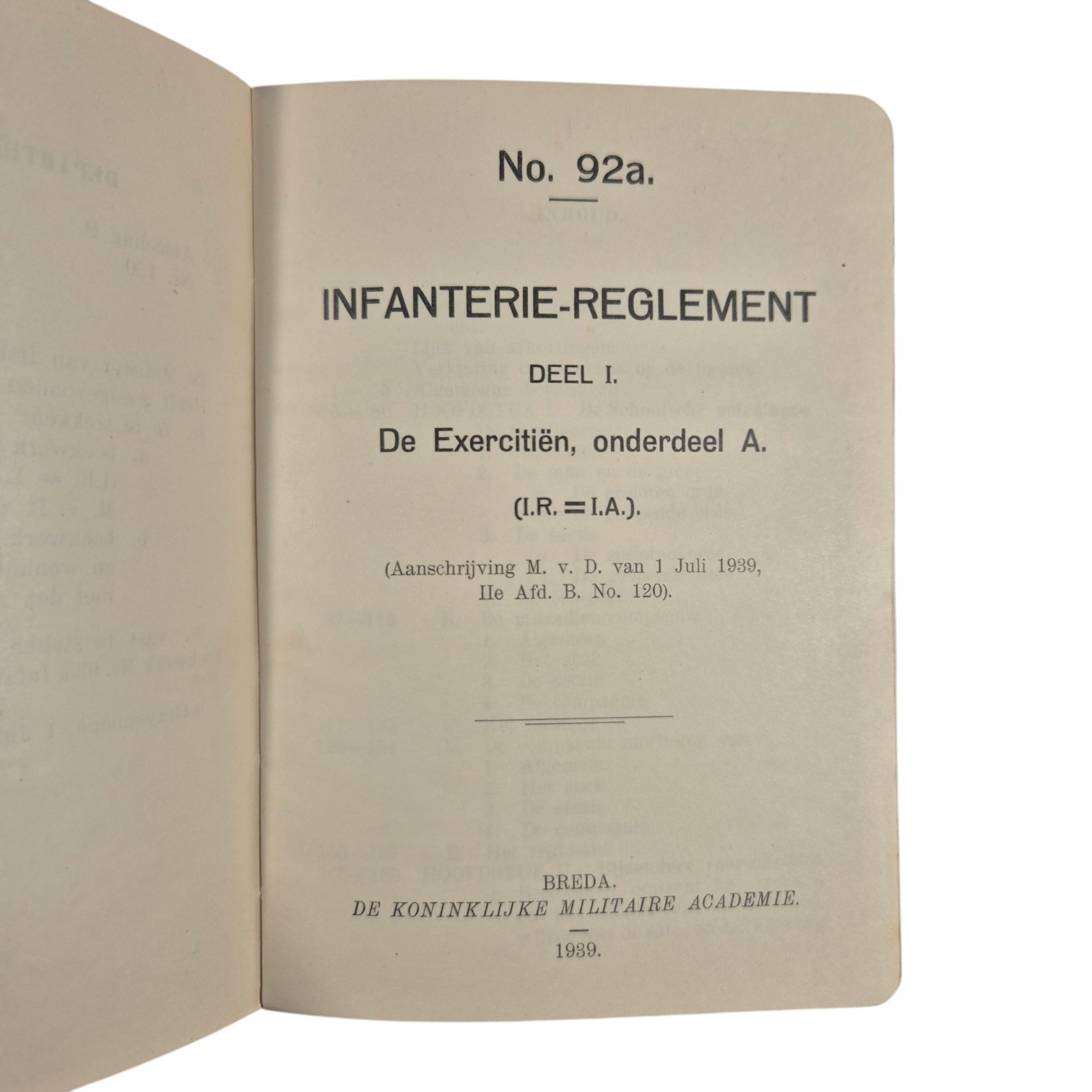 Nederlands-voorschrift-Infanterie-regelement-deel-1-No.-92a-en-92b-hy(2)