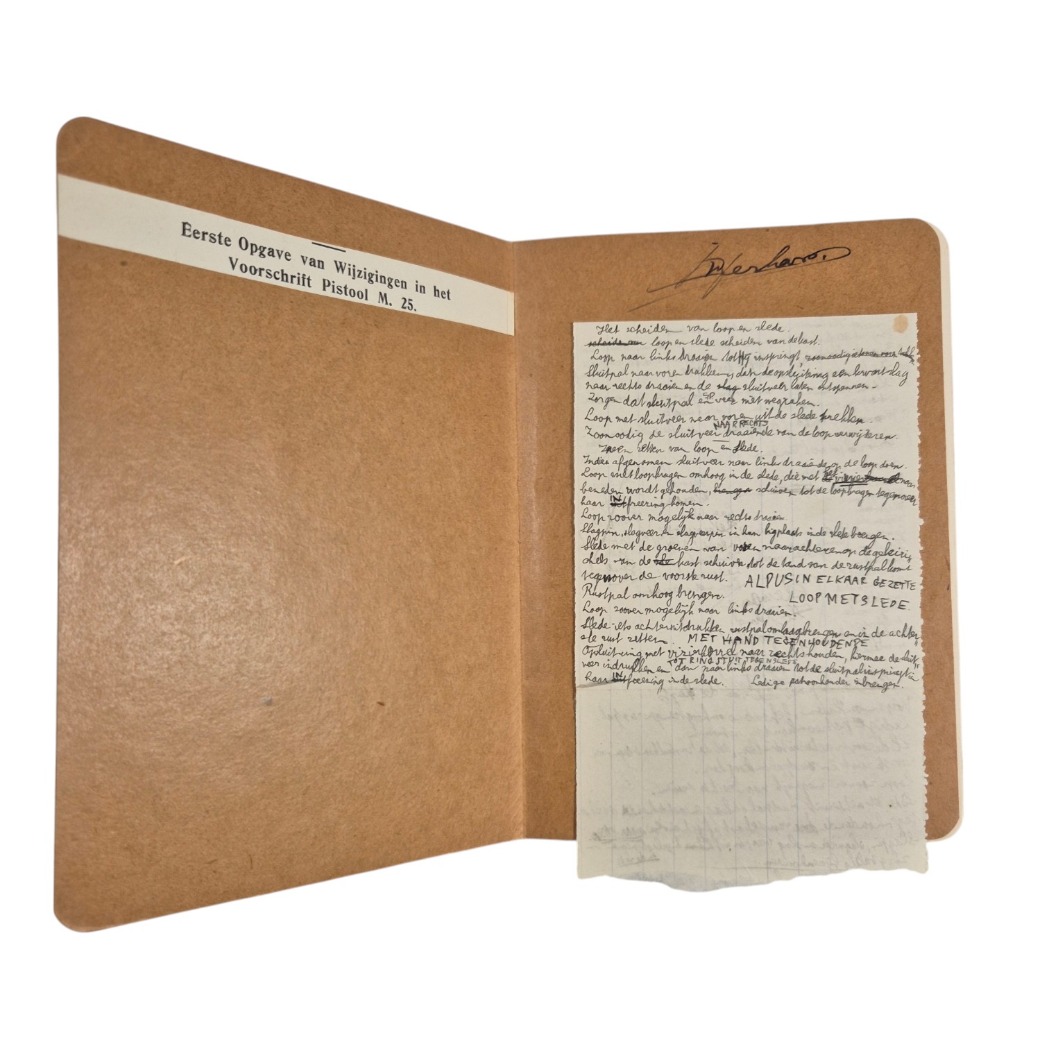 Nederlands-voorschrift-Pistool-m25-Nr.-90j