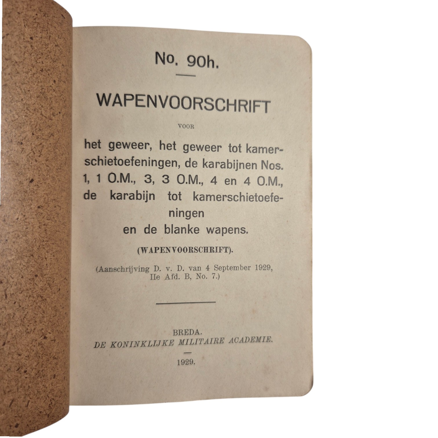 NederlandsWapenvoorschrift-No.-90h