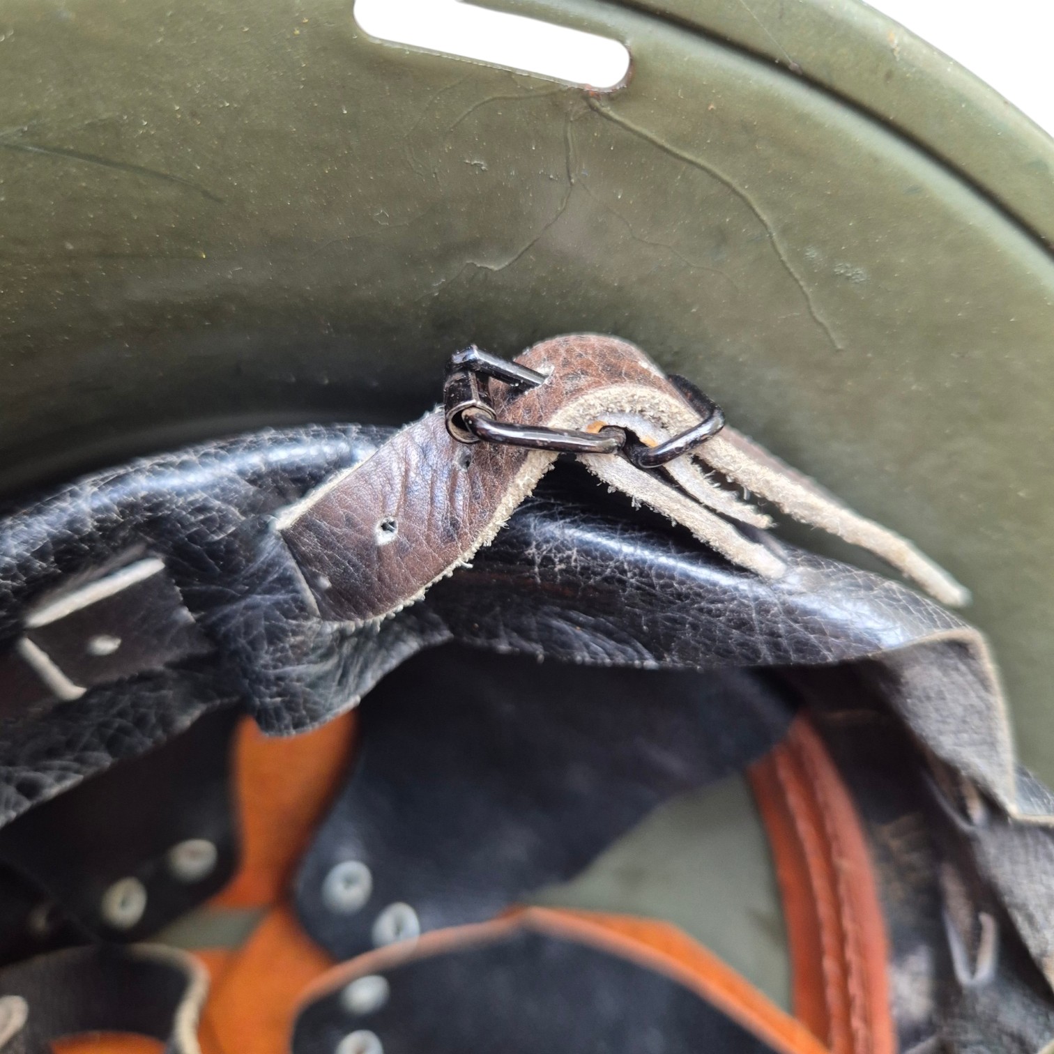 Nederlandse-M27-helm-CM1933/CM1934D.P.-De-Booy-Topstaat!(10)