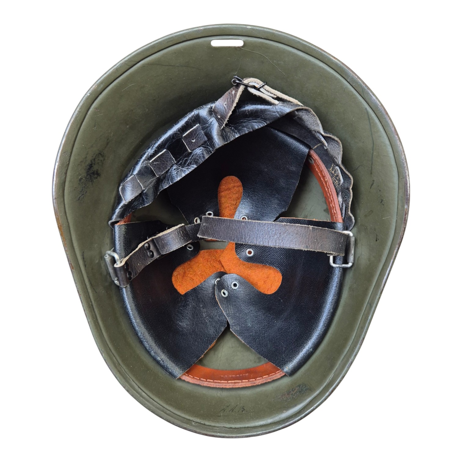 Nederlandse-M27-helm-CM1933/CM1934D.P.-De-Booy-Topstaat!(6)
