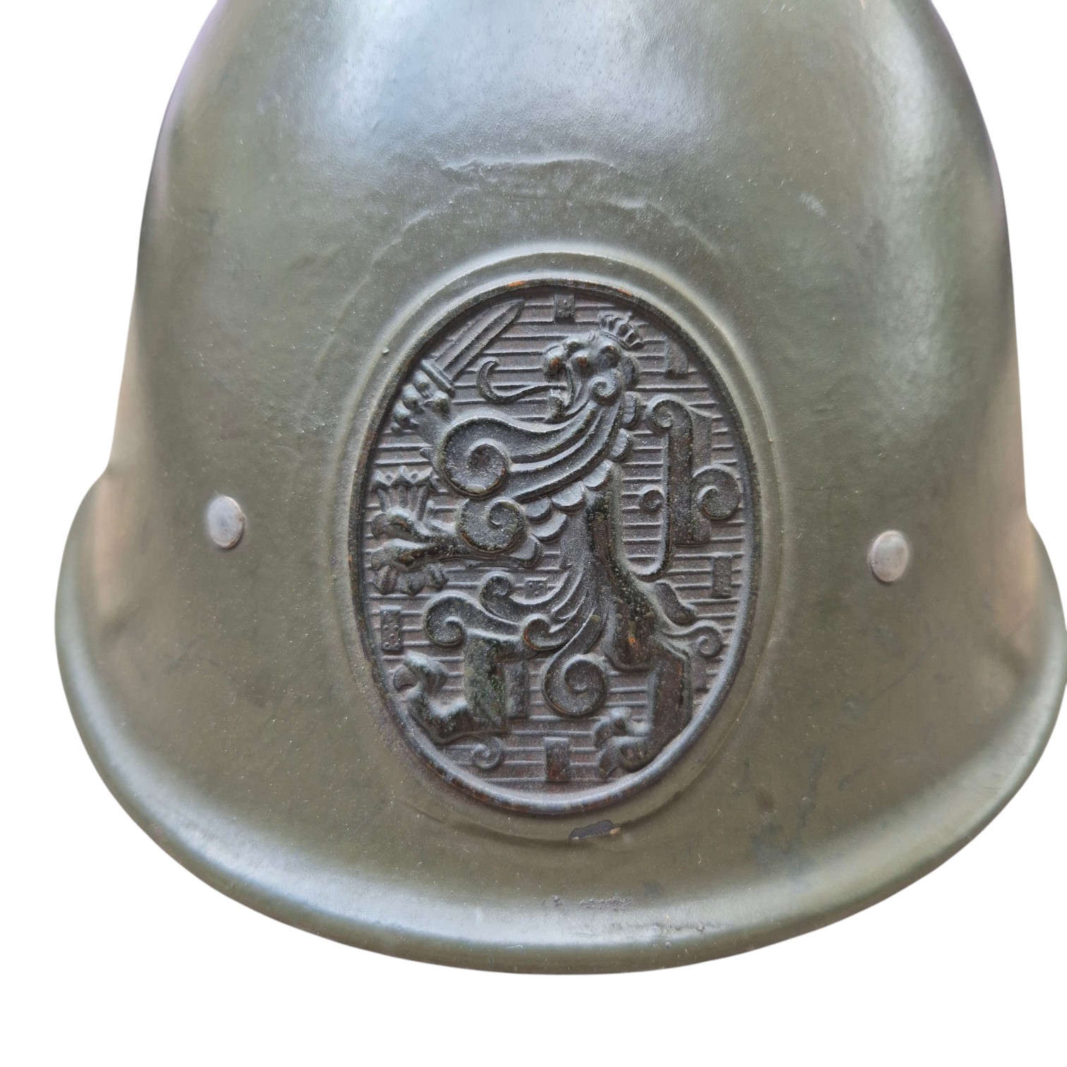 Nederlandse-M27-helm-CM1933/CM1934D.P.-De-Booy-Topstaat!