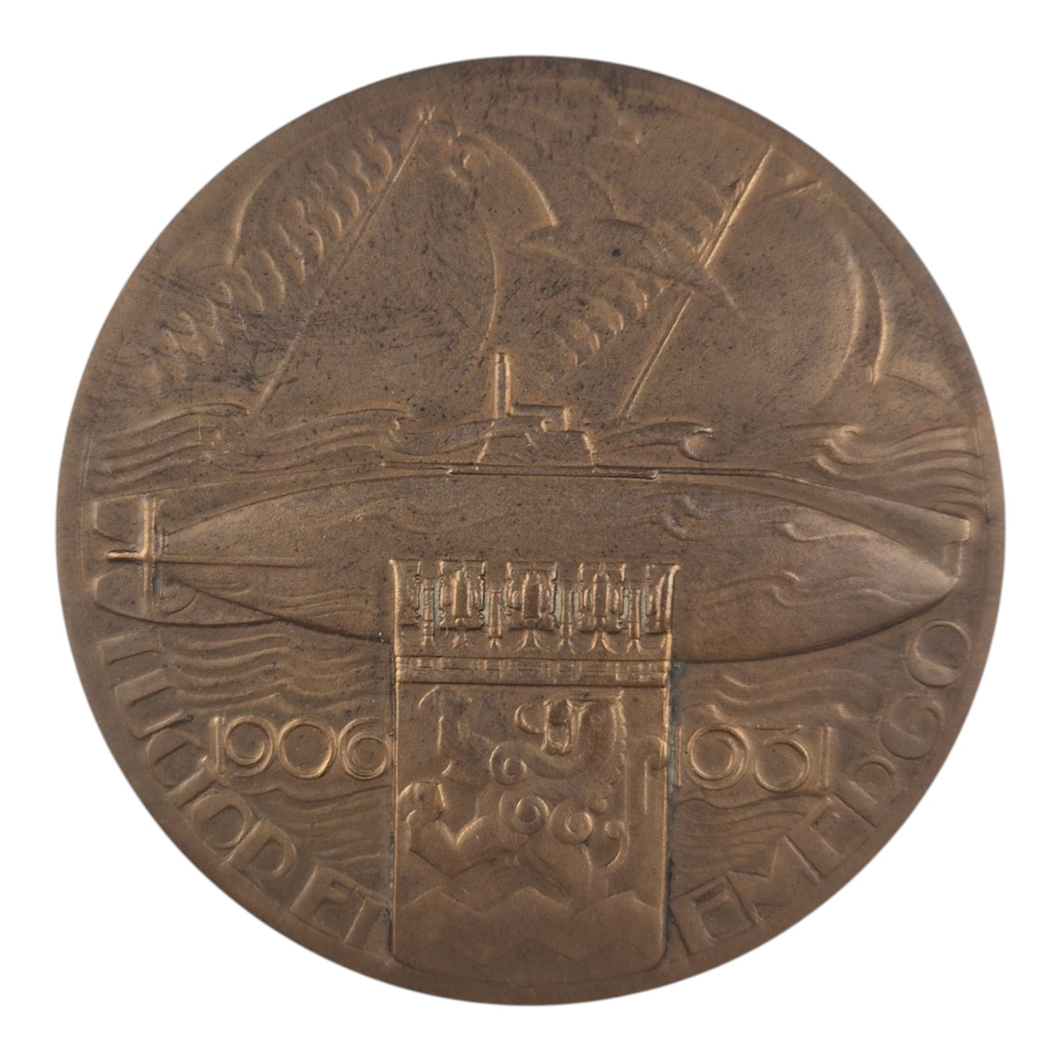 Nederlandse-Onderzeedienst-penning-25-jaar-bestaan-1906-1931