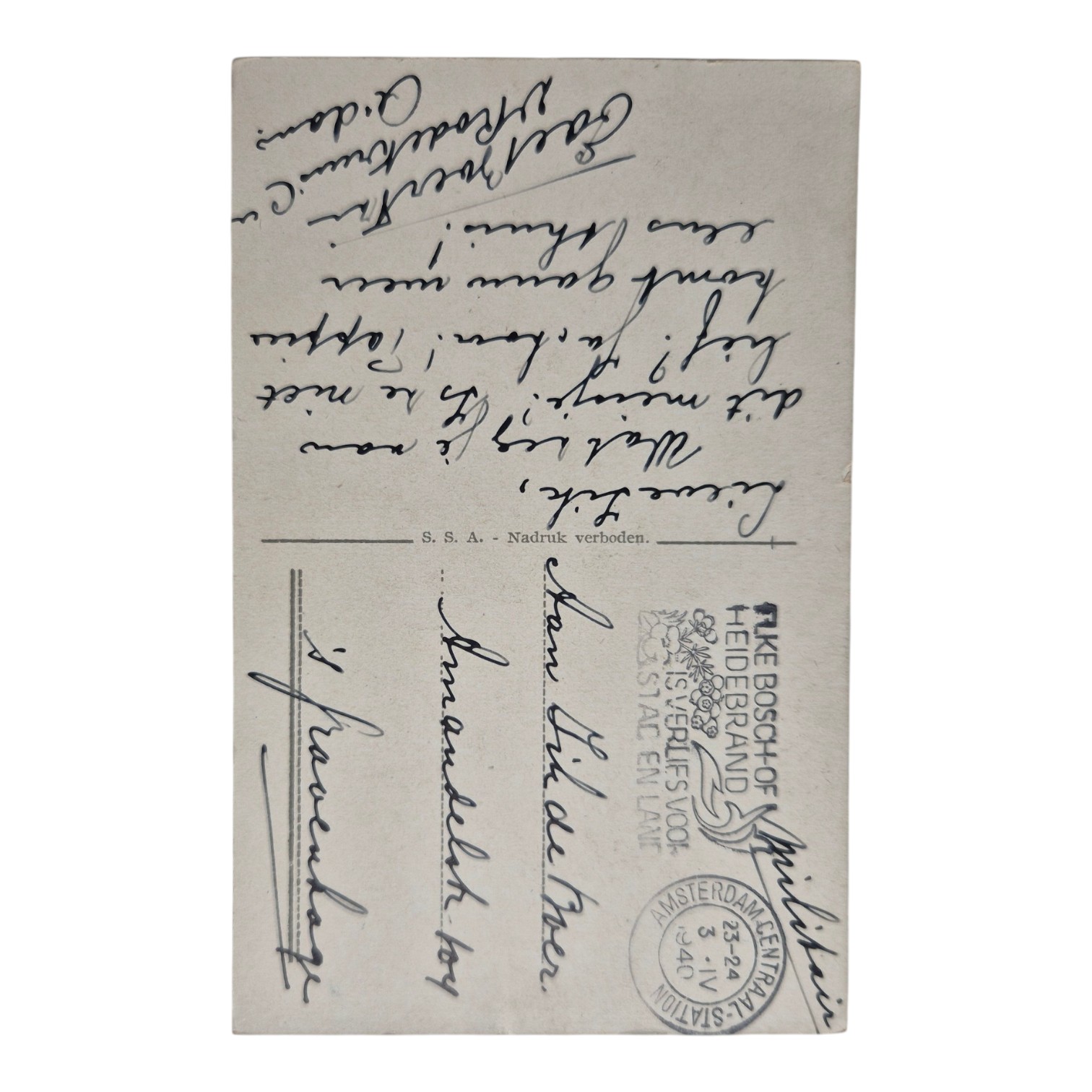 Nederlandse-militaire-ansichtkaart-Amsterdam-1940