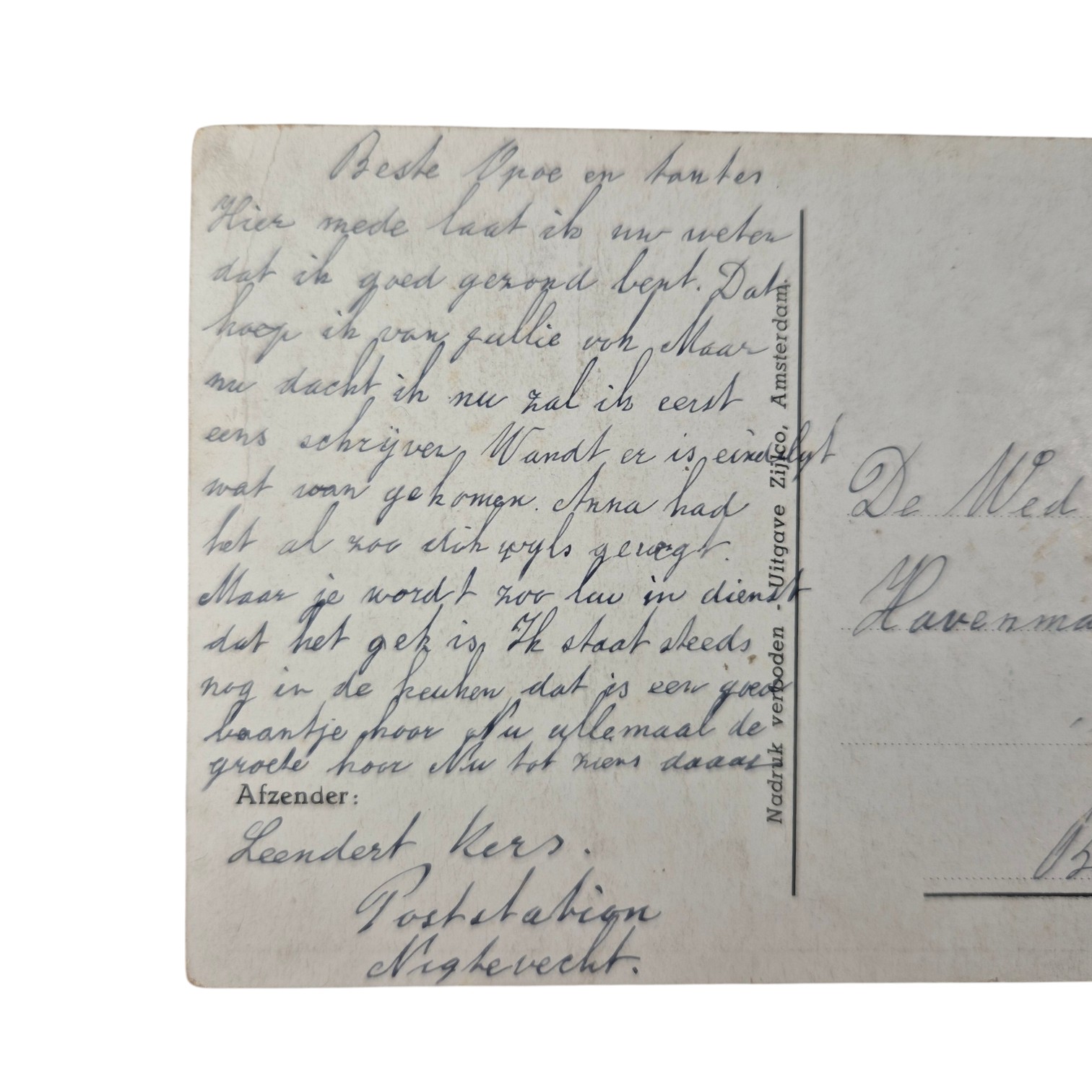 Nederlandse-militaire-ansichtkaart-kok-1940-Weesp(2)