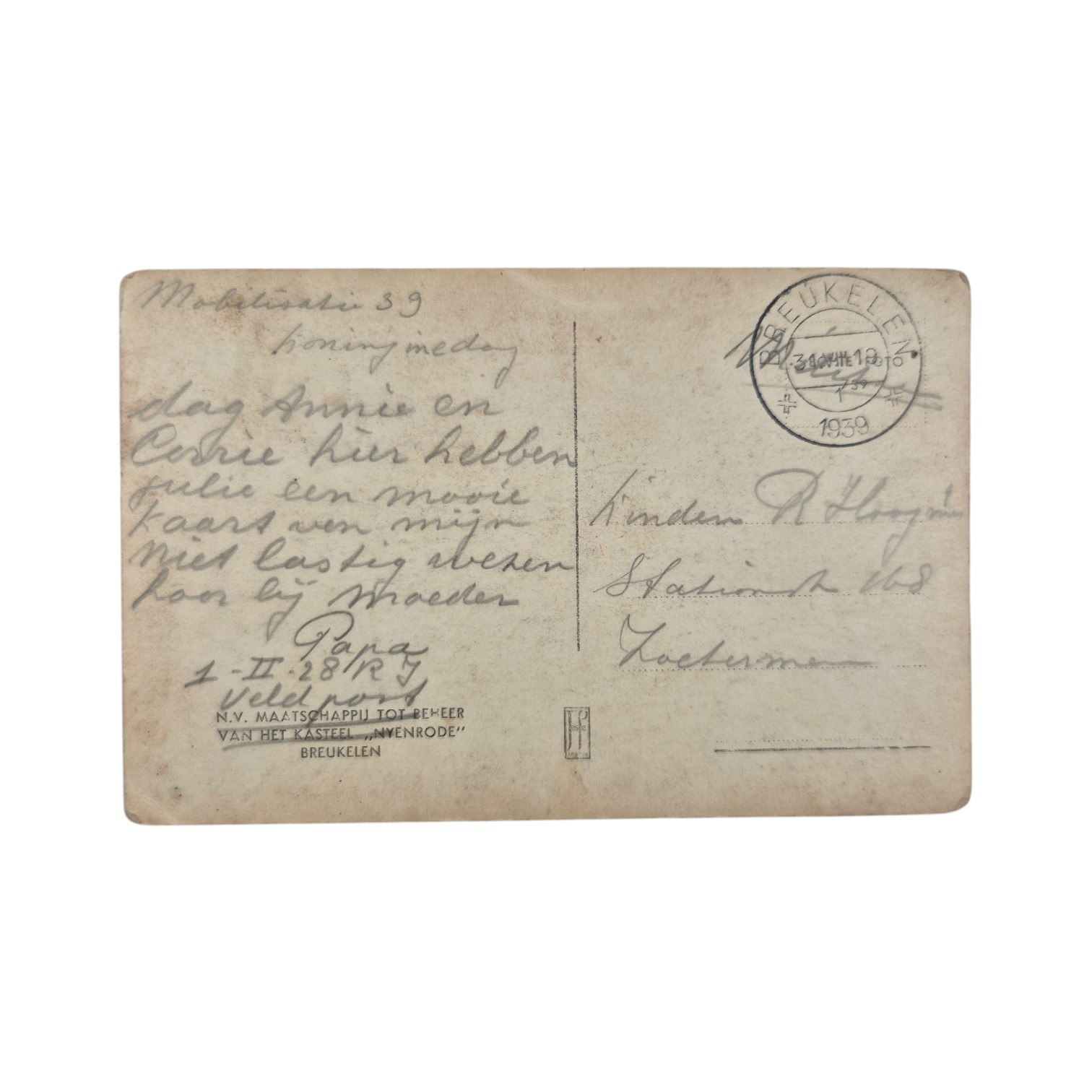 Nederlandse-militaire-ansichtkaarten-1939Breukelen-28-R.I-egt