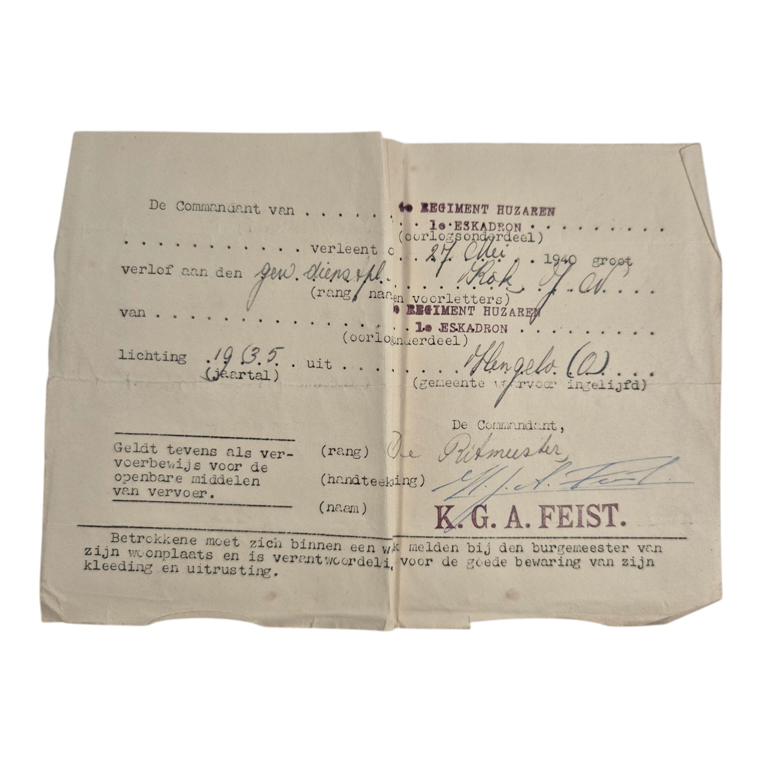 Nederlandsorlogszakboekje4deregiment-Huzaren(6)