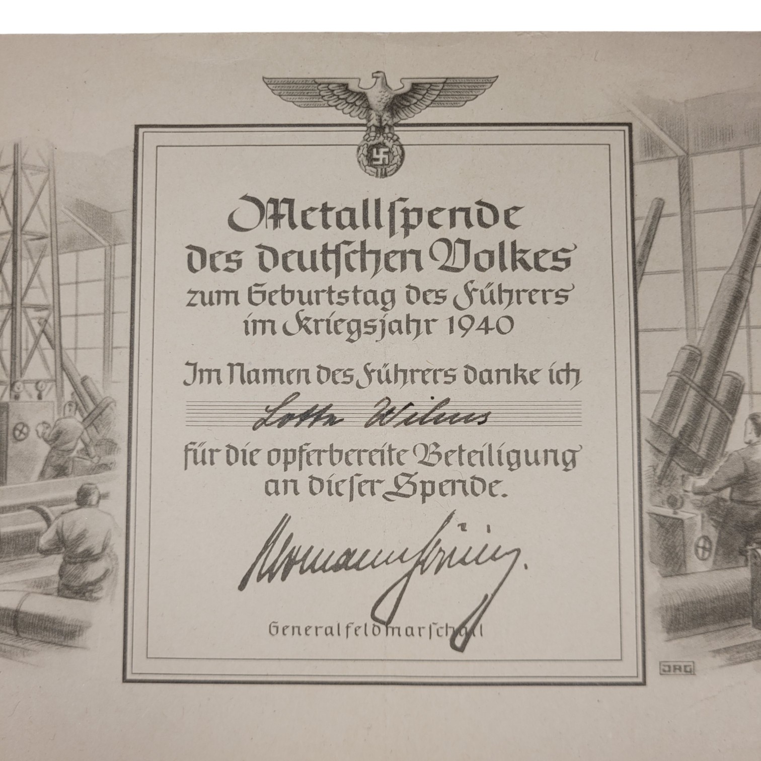 metaalcertificatt